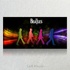 The Beatles 7 QUADRO 90x45 INTELAIATO MODERNO TELA ASTRATTO ARREDAMENTO ROCK