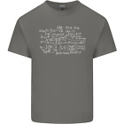 Mathematical Formula Divertente Matematica Uomo Cotone T-Shirt