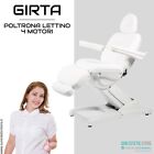 Girta poltrona lettino elettrica  4 motori massaggi centro estetico estetista