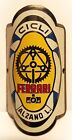 FERRARI FREGIO STEMMA BICI EPOCA BICICLETTA HEAD BADGE BICYCLE