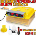 INCUBATRICE 56 UOVA PROFESSIONALE AUTOMATICA GIRAUOVA + KIT SVEZZAMENTO GRATIS!!