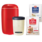 Easiyo Yoghurt Maker Red 1kg Yogurt Maker and 2 Sachets Starter Pack