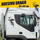 adesivo tuning drago camion tribale tribal scritte personali a0895