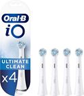 4 Testine Rotanti di Ricambio per Spazzolino Elettrico Oral-B iO Ultimate Clean