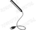 Lampada luce 10 Led Flessibile Usb, LIGHT 10 LED Usb per PC NETBOOK NOTEBOOK TAB