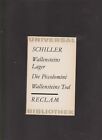 Schiller: Wallensteins Lager ☆ Die Piccolomini ☆ Wallensteins Tod ☆Reclam 41