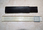 Vintage Calculator Soviet Wood Logarithmic Slide Ruler in Case RARE 1951 USSR