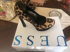 SCARPE DONNA 38 DECOLTè GUESS MACULATO BEIGE MADE ITALY TAC 11