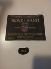 BIONDI SANTI 1964 BRUNELLO DI MONTALCINO ETICHETTA