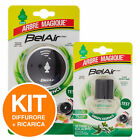 Arbre Magique Belair Green Essence Profumatore Auto Kit Diffusore + Ricarica