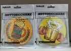 🍺🍺🍺2 Sottobicchieri Calamita BIRRA oktoberfest Italia new frigo 🍻🍻🍻