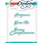 Fustelle metalliche Scrittine Delicate per Big Shot Sizzix