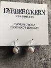 Dyrberg Kern Pearl Drop Earrings Silver Tone