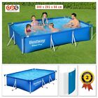 Piscina Fuori Terra Bestway Rettangolare Rigida 300x201x66 con Bordi per Bambini