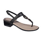 Dr Scholl YOKO FLIP-FLOP Gelactiv infradito donna pelle sandali PERLINE nero