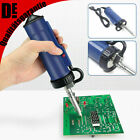 220V/30W Electric Vacuum Solder Sucker Iron Tool/Desoldering Pump EU Plug Blue