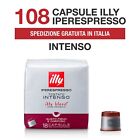 108 CAPSULE CAFFE  ILLY IPERESPRESSO TOSTATO INTENSO IPER ESPRESSO INTENSA