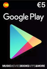 Google Play 5€ (SPAIN) Gift Card | DIGITAL PURCHASE - NO SHIPMENT