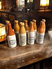 Antique Ginger Beer Bottle Collection.  Stoneware