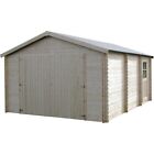 Garage Casetta in Legno 4x5 mt 34 mm Block House Porta Attrezzi Box Posto Auto