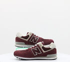 NEW BALANCE 574 CORE MENS TRAINERS UK 5.5 EU 38.5 BERGUNDY RRP £95 AD