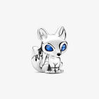 PANDORA Blue-Eyed Fox Silver Charm - 799096C01