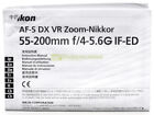 Manuale cartaceo originale per Nikon AF-S DX Nikkor 55/200mm f4,5-5,6 G IF ED VR