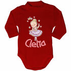 Lupetto neonata personalizzato con nome baby ballerina