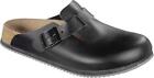 Birkenstock 060196 Boston SL black, Natural Leather Nero