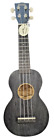 Mahalo Ukulele Soprano Black Nero Custodia Inclusa Smoke Haze Legno  Regalo