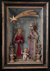 NATIVITA  PRESEPE IN CERA/NATIVITY IN WAX/WACHS GEBURT CHRISTI  fine  800