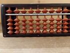 Vintage Wooden Japanese Abacus Calculator 1/4 Beads 21 Rows