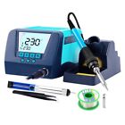 Digital Soldering Station Iron Hot Air Gun Desoldering Rework Station EU Plug