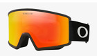 Oakley 7120 03 Target Line L Maschera Neve Snow Goggles Matte Black Fire Iridium