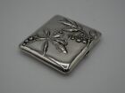 RARE ETUI A CIGARETTES EN ARGENT MASSIF ORIGINE ALLEMAGNE ART NOUVEAU