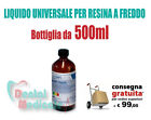 LIQUIDO PER RESINA A FREDDO PER RIPARAZIONE PROTESI DENTALE 500ML,ODONTOTECNICO