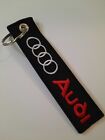 Portachiavi Audi Tessuto Nero - Regalo Passione Auto Estetica