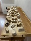 Hand crafted mixed Hardwood Wooden Climbing Holds