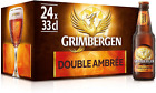 6 x 750ml o 24x 330ml Bottiglie Grimbergen Birra Double Ambrée Abbazia 6,5% Vol.