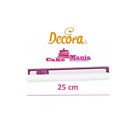 Mattarello in Plastica Decora Alimentare 25cmx2,5cm per Pasta di Zucchero