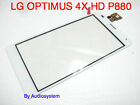 VETRO + TOUCH SCREEN per LG OPTIMUS 4X HD P880 LCD SCHERMO DISPLAY BIANCO Nuovo