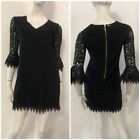 GUESS Vestito abito nero in pizzo Tg S