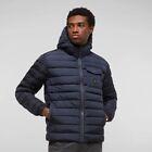 Piumino Uomo Refrigiwear Hunter Jacket Giubbino con cappuccio Blu scuro I2023