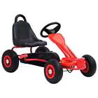 vidaXL Go Kart a Pedali con Pneumatici Rosso