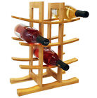 Bamboo Wine Rack | Bottle Holder | Free Vertical Standing | Organic Bamboo Wood