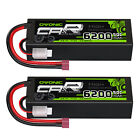 2X 50C 6200mAh 2S 7.4V Lipo Akku RC Batterie Deans Für RC Auto Helikopter Boot