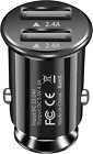 Adattatore Accendisigari USB, 24W/4.8A Caricatore USB Auto 2 Porte Presa USB Aut