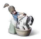 Lladro 01005455 Bashful Bather Dog Figurine New