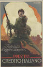 WW1 - PRESTITO NAZIONALE - CREDITO ITALIANO - illustr. Mauzan -msp50