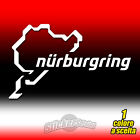 ADESIVO PVC CIRCUITO NURBURGRING prespaziato auto moto sticker